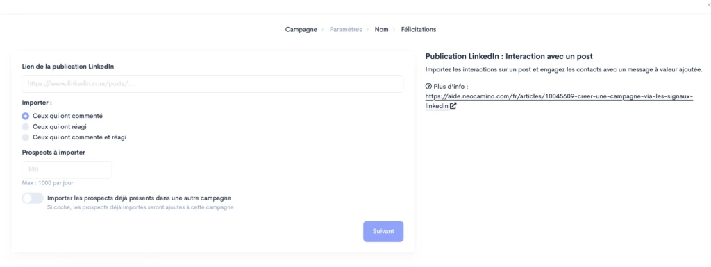 Prospection LinkedIn par commentaires