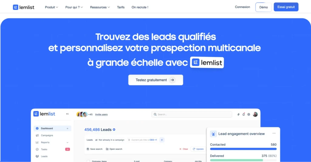 Lemlist automatisation linkedin