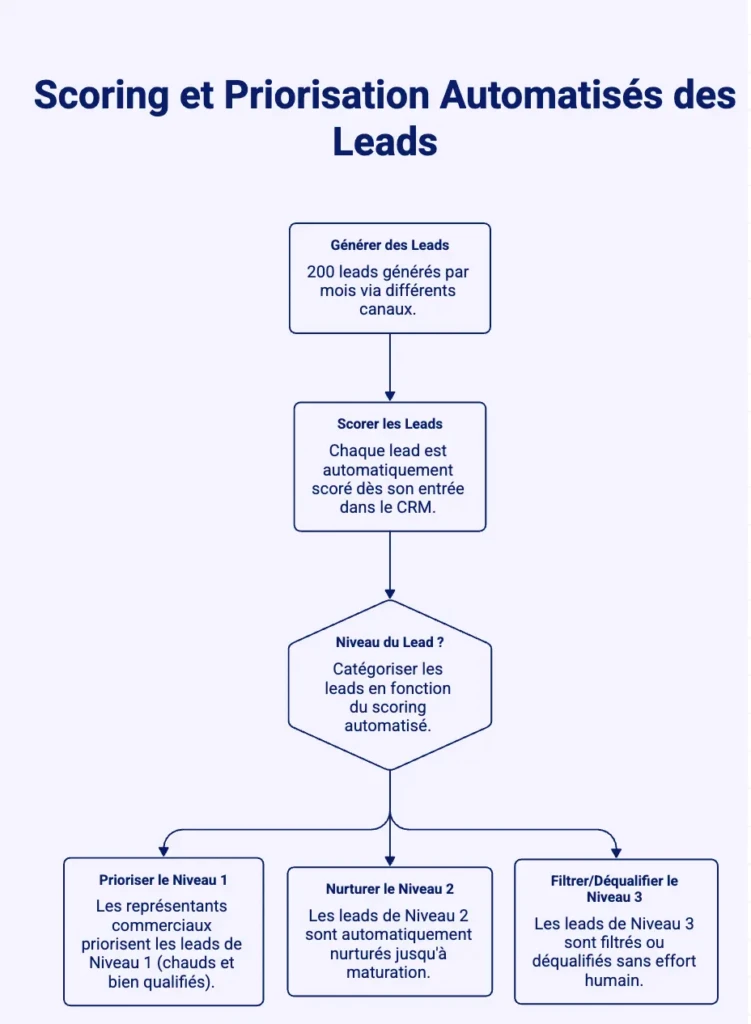 Lead scoring et priorisation