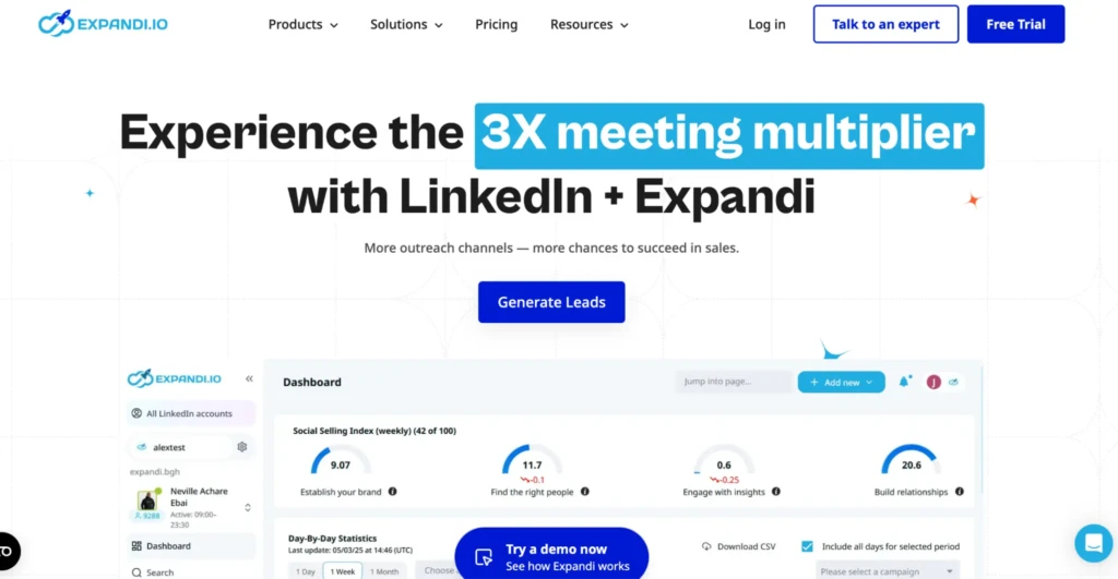 Expandi automatisation linkedin