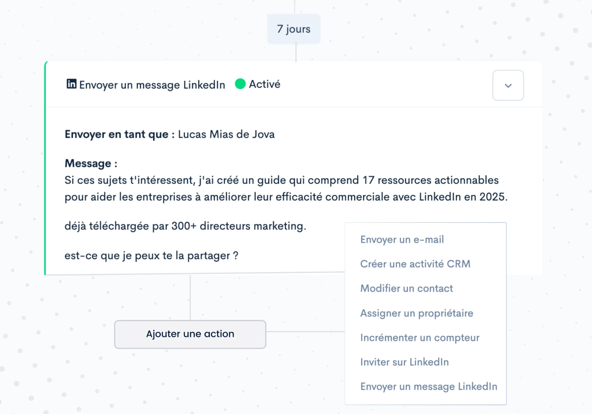 Prospection automatisée avec Jova
