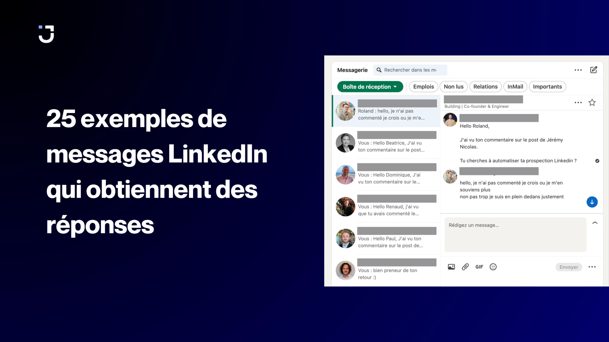 Exemples de messages LinkedIn de prospection qui convertissent